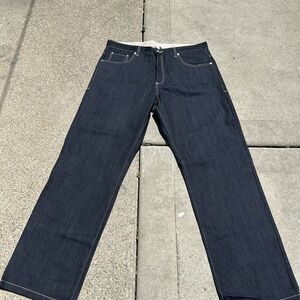 Vintage Miskeen Y2K Relaxed Blue Denim Jeans with Worn-In Look